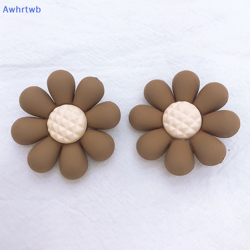 Set 10 Kẹp Tóc Hình Hoa Hướng Dương Nhiều Màu Sắc Chất Lượng Cao DIY Mới