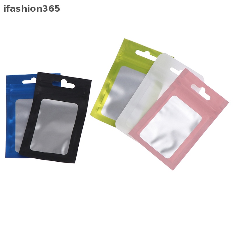 [ifashion365] 20 Túi Zip Nhôm Có Thể Tái Sử Dụng Mylar Đựng Thực Phẩm VN