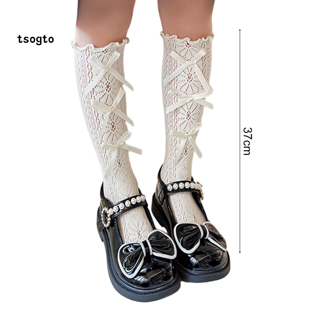 Set 2 Đôi Tất Lưới Thoải Mái Chống Phai Màu Cho Bé Gái