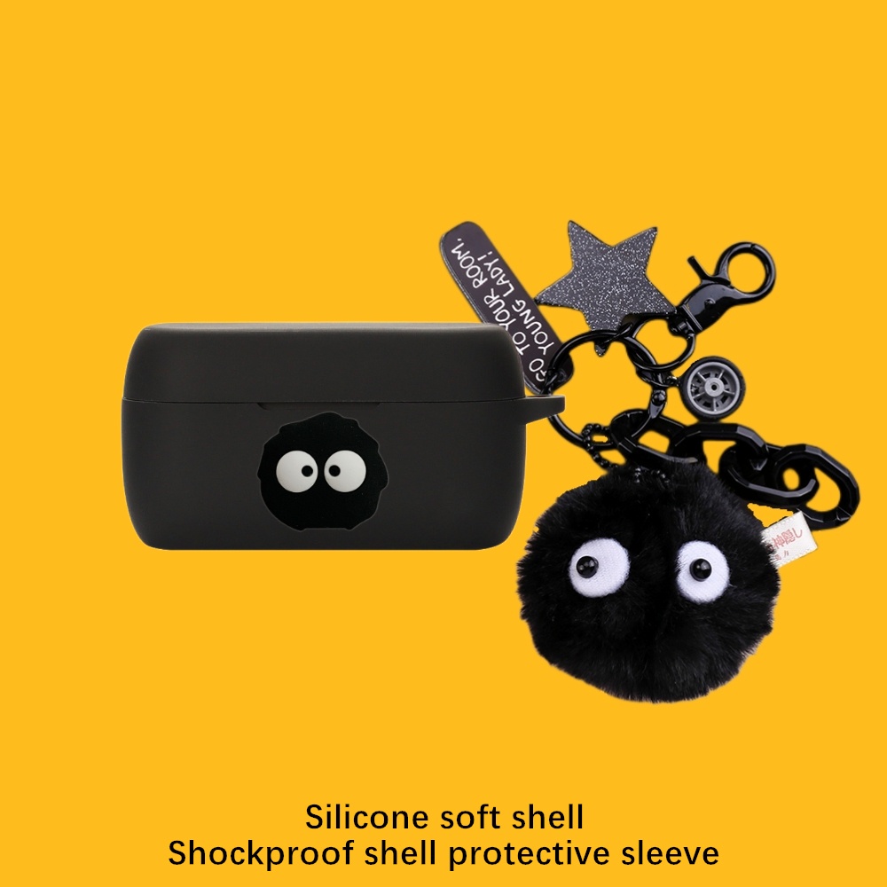 For JBL Tune 115 120 125 215 TWS Earphone Silicone Case Earbuds Cute Bear Soft Protective Headphone Cover Headset Skin with Pendant