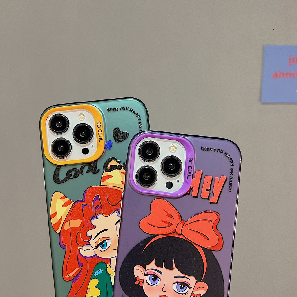 Ốp Điện Thoại TPU Mềm Trong Suốt Chống Sốc Họa Tiết Hoạt Hình Hai Mặt Cho iPhone 11 13 12 14 Pro Max