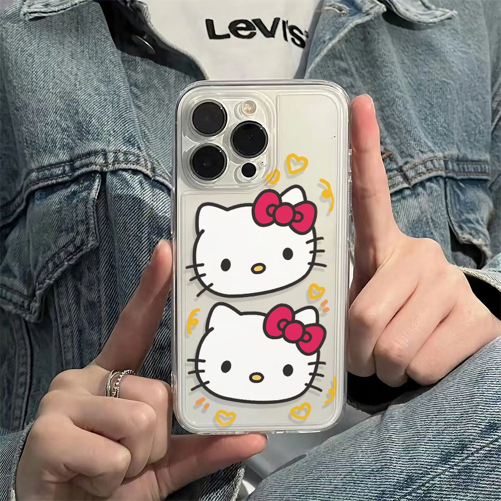 ✅Ốp Điện Thoại Mềm Chống Sốc Hình Hello Kitty Cho Apple Iphone 11 12 plus1314pro 78Max6In VVK1
