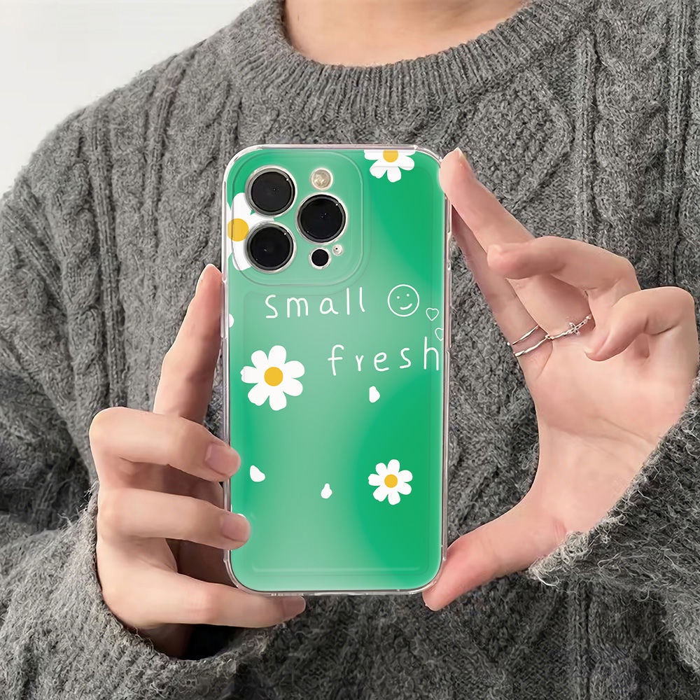 ✅Ốp Điện Thoại Dẻo Họa Tiết Hoa Cúc Xinh Xắn Chống Sốc Cho Iphone126In11Plusmax 78 13Pro