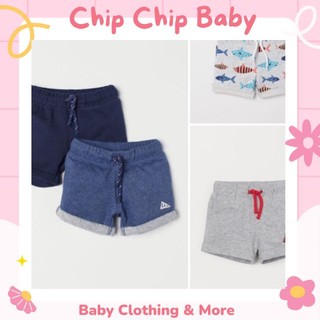 Quần đùi cotton, da cá HM dư xịn cho bé 4/6m - 3/4y