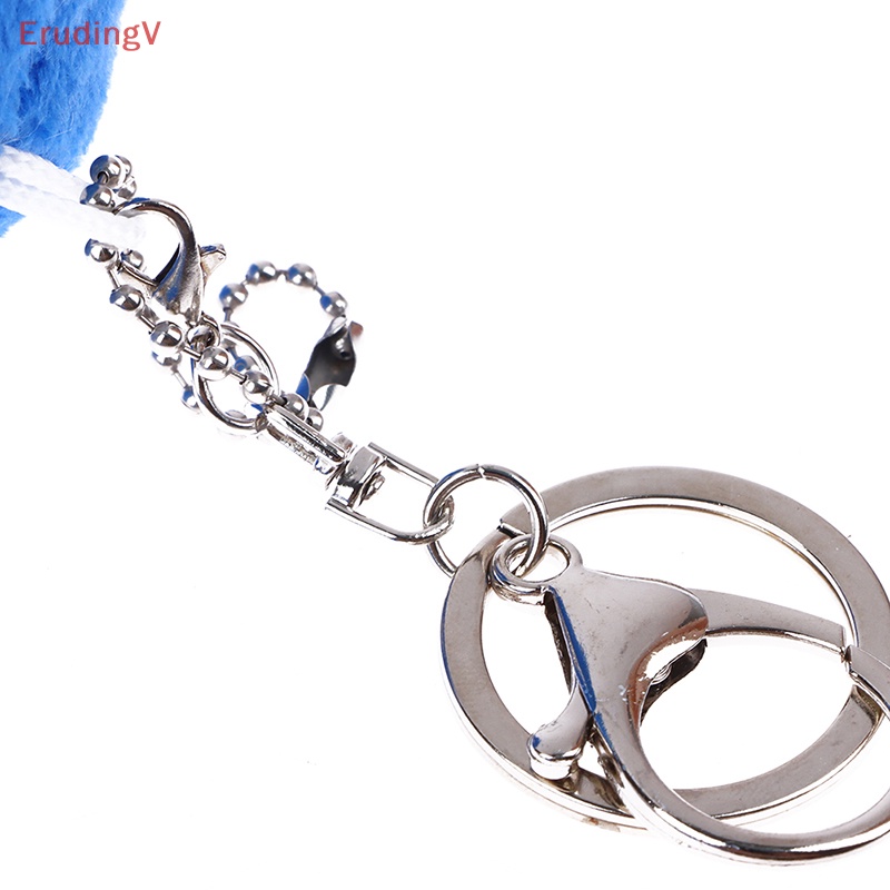 [ErudingV] Móc Khóa Hình Cá Mập Nhồi Bông Mềm Mại Sáng Tạo