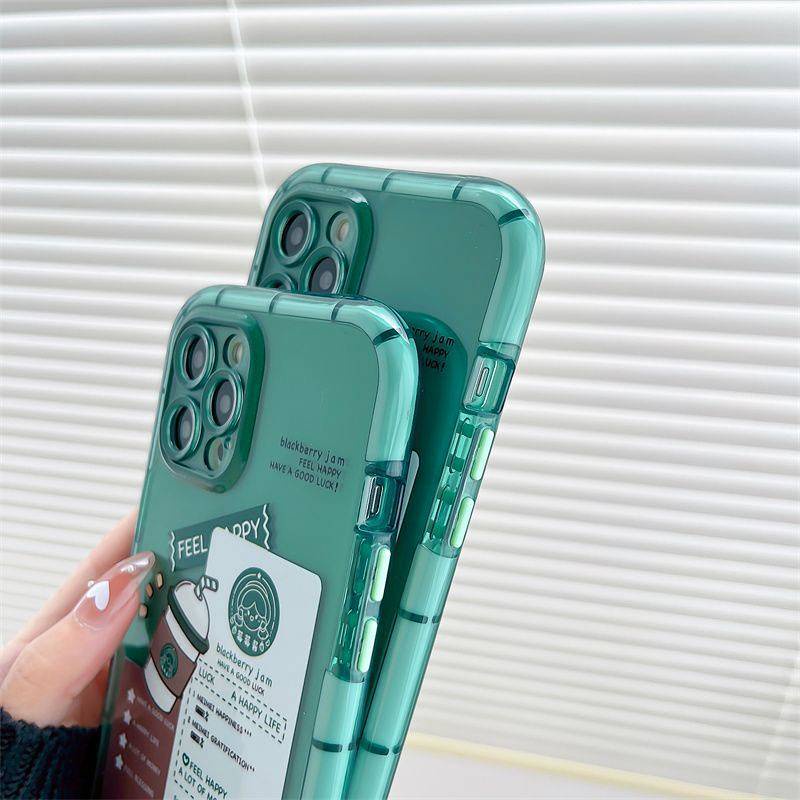 Ins New Personalized Milk Tea Girl Phone Case for iphone 14 13 12 11 pro max 7 8 plus x xs xr xsmax