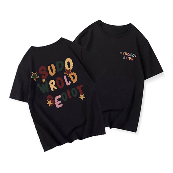 Áo thun NRVP 100% cotton tay ngắn phong cách Hàn Quốc