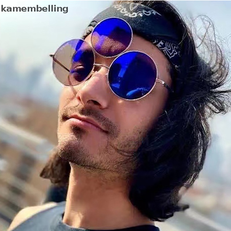 Kamembelling Kính Mát Gọng Tròn Thời Trang Dành Cho Cả Nam Và Nữ