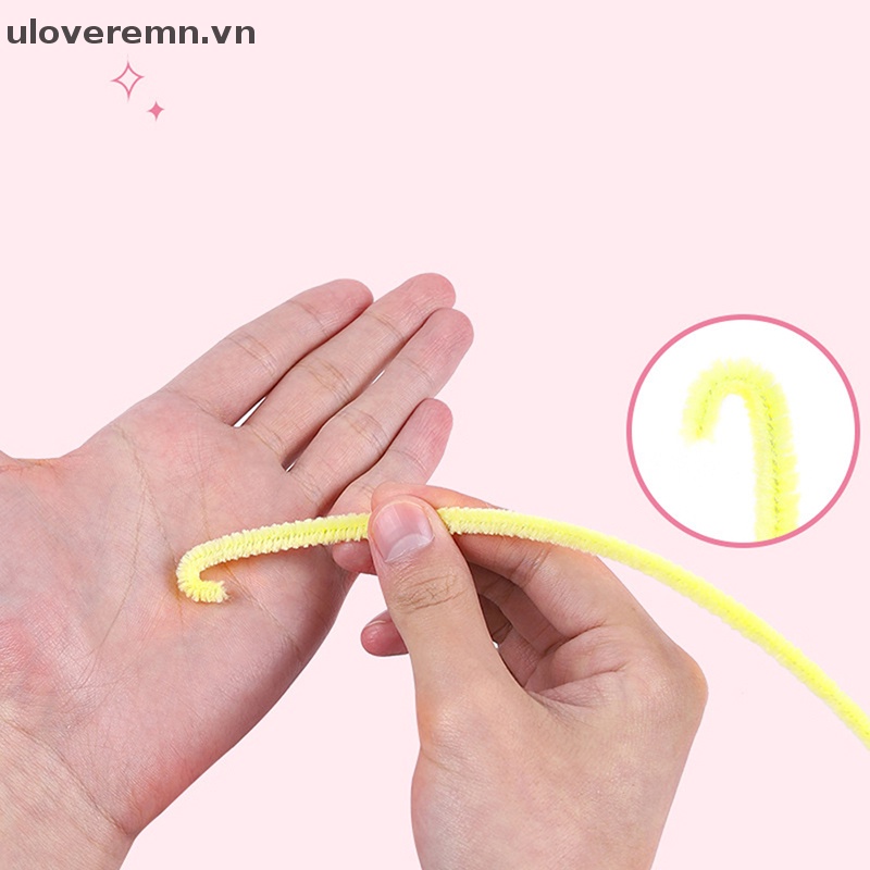 Set 100 Viên Sợi Chenille Làm Sạch Ống Nước Đầy Màu Sắc Thủ Công Cho Sinh Nhật