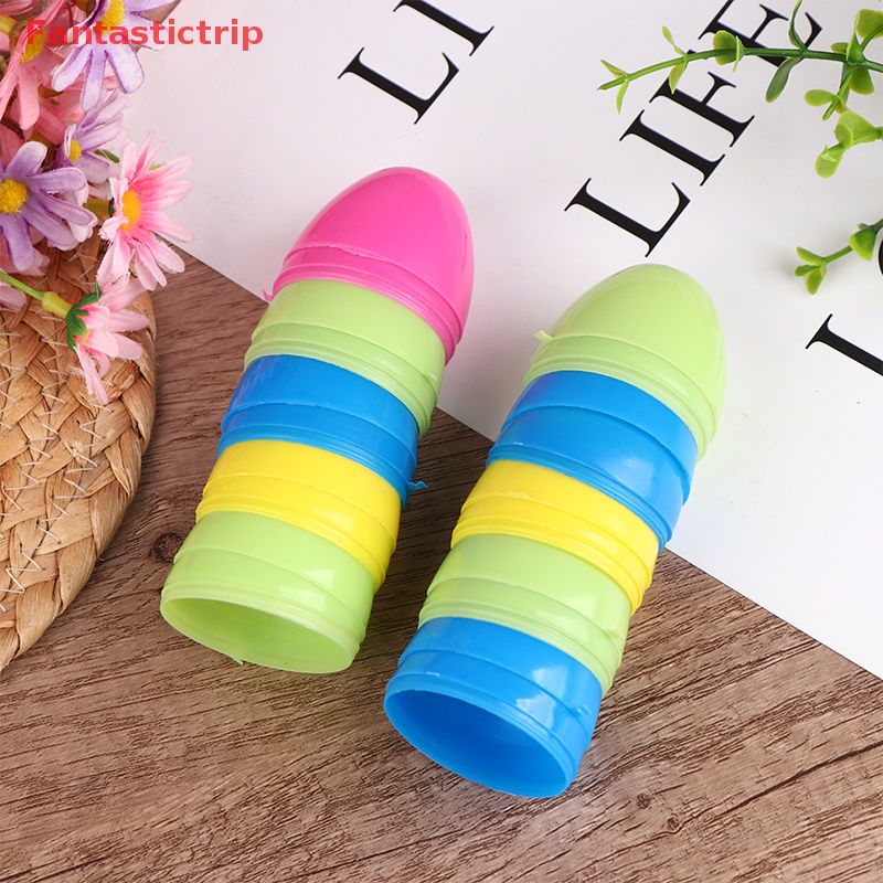 Bộ 10 Hộp Đựng Kẹo Bằng Nhựa Hình Trứng Phục Sinh Nhiều Màu Độc Đáo Trang Trí Nhà Cửa Diy Mới