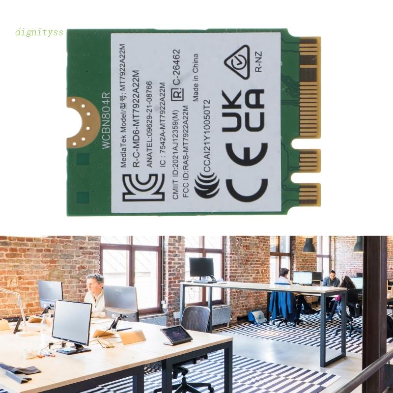Thiết Bị Phát WiFi 2400Mbps 6E 802.11A BT 5.2 Tri-Band MT7922 Cho Máy Tính Để Bàn