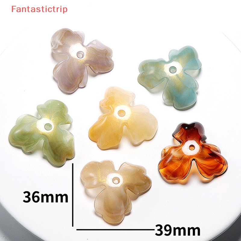 Set 10 Hạt Ngọc Trai Giả 39x36mm Trang Trí Quần Áo Mới