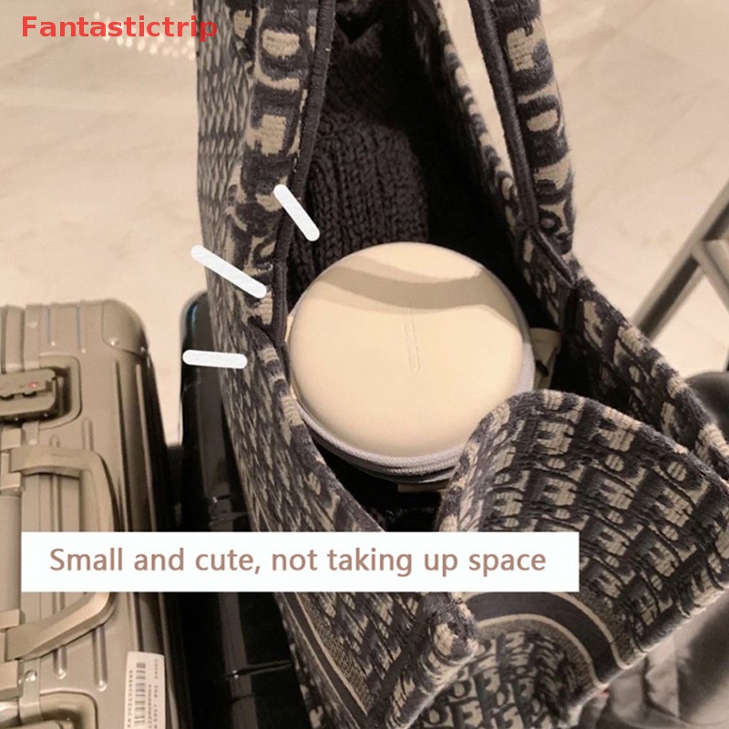 Túi Da Mềm Đựng Mắt Kính Hình Tròn Có Khóa Kéo Gấp Gọn Tiện Dụng Mới