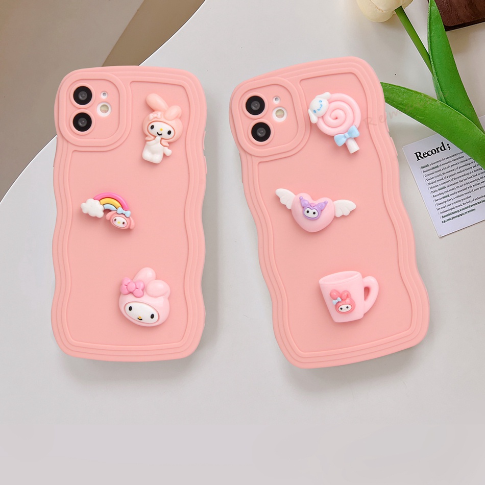 Ốp Điện Thoại Silicon Mềm Hình Kitty 3D Cho iPhone 11 12 13 14 Pro MAX + Mini X XR XS MAX 6 S 7 8 + SE 2020 11Pro 12pro 13Pro