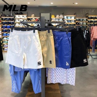 Quần Short 100% Thêu Logo MLB NY Plus Size Cho Nam Nữ