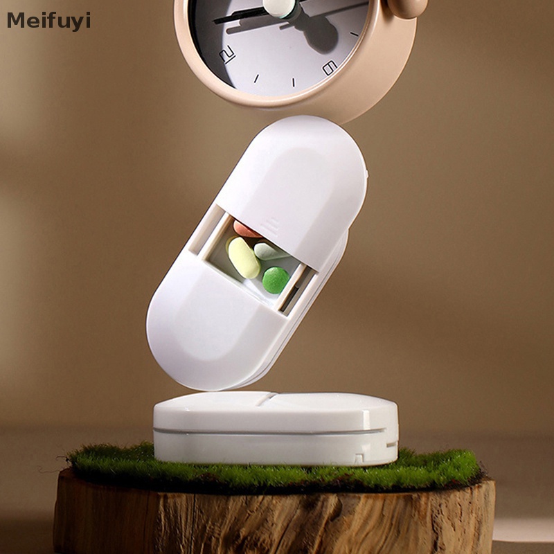 Hộp Đựng Thuốc Viên Chia Ngăn Di Động Tiện Dụng Mang Theo Du Lịch