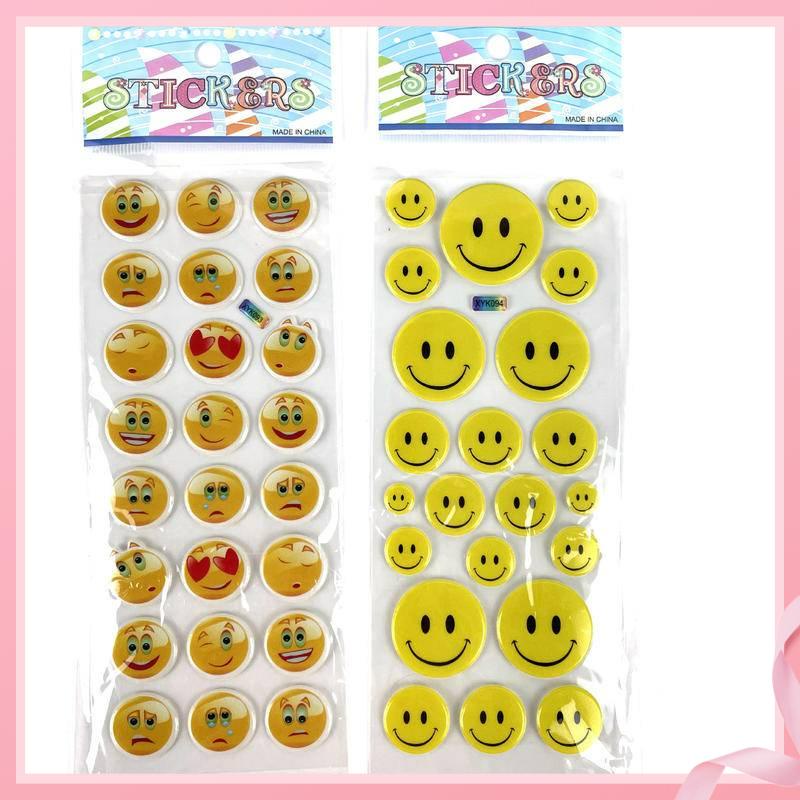 Sticker 3D DáN HìNh MặT CườI Cho Bé