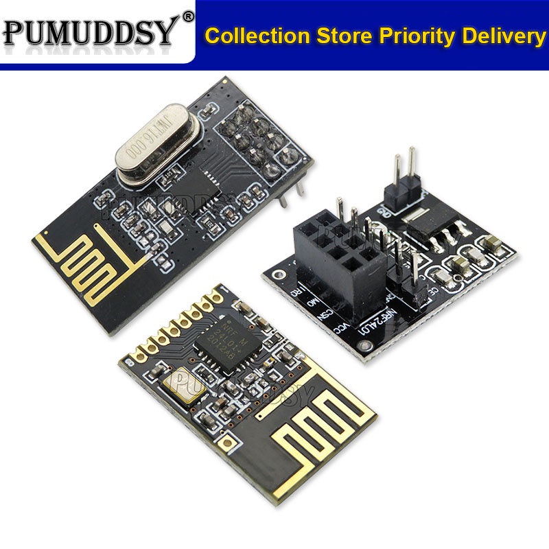 Bộ Thu Phát Không Dây NRF24L01 24L01 NRF24L01 + Ăng Ten 2.4GHz