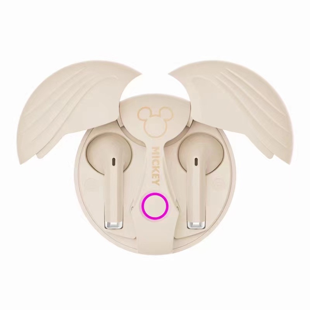 Tai nghe Bluetooth Disney Disney Đôi cánh thiên thần 2023 Trò chơi thể thao phong cách mới Bữa tiệc sinh viên dự phòng lâu dài Unisex
