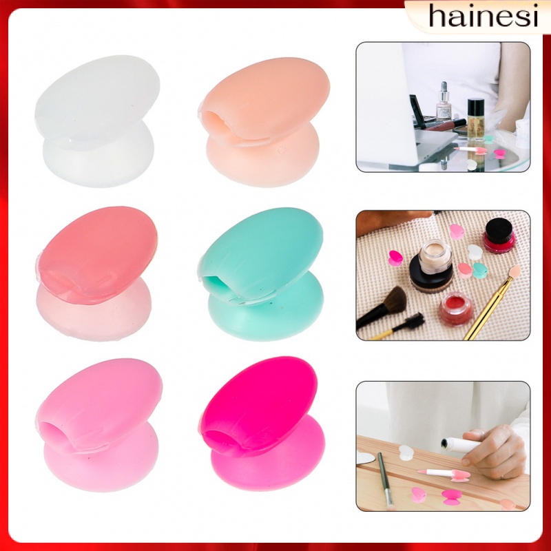 Set 6 Cọ Trang Điểm Môi Bằng Silicone Chống Thất Lạc