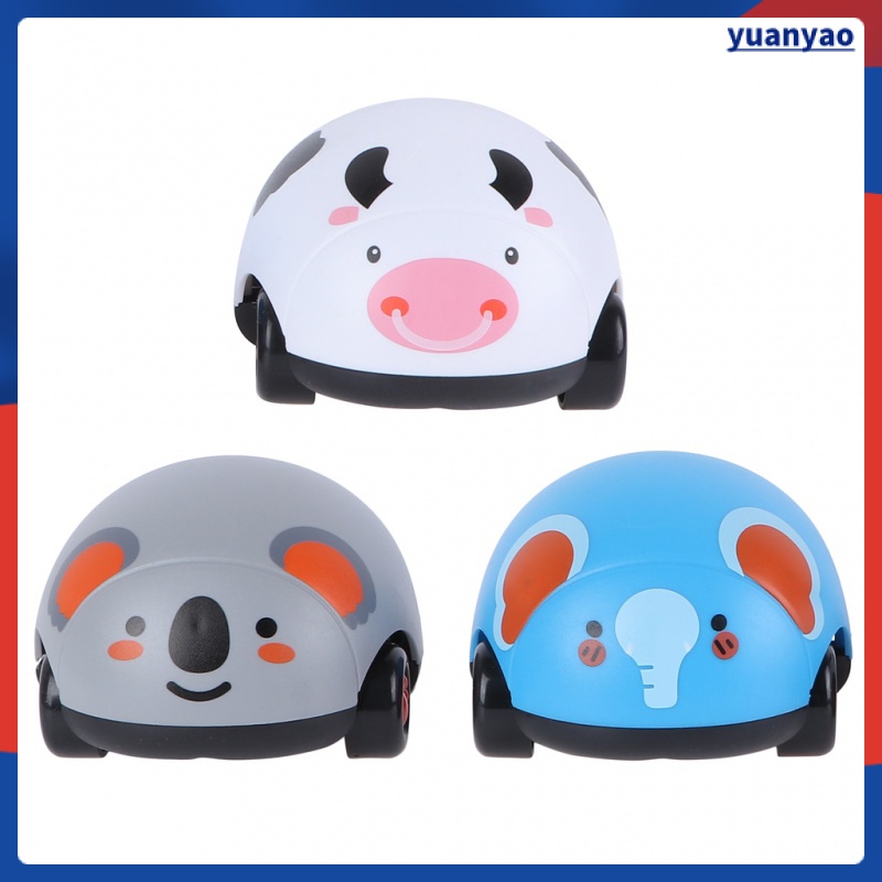 Set 3 Mô Hình Đồ Chơi Xe Hơi Hoạt Hình Cho Bé