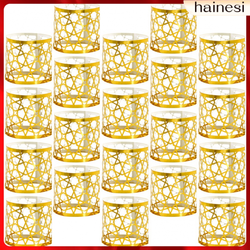 Para Mesa Set 50 Nút Giữ Khăn Ăn Rỗng Để Bàn Tiệc Cưới Giáng Sinh Vintage