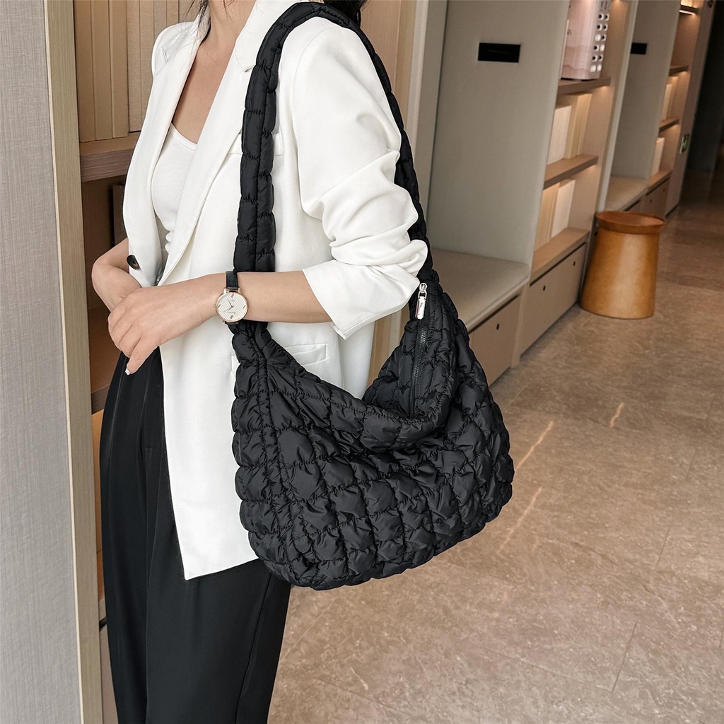 LEISURE Túi Tote Đeo Vai Cỡ Lớn Y2K Thời Trang Cho Nữ