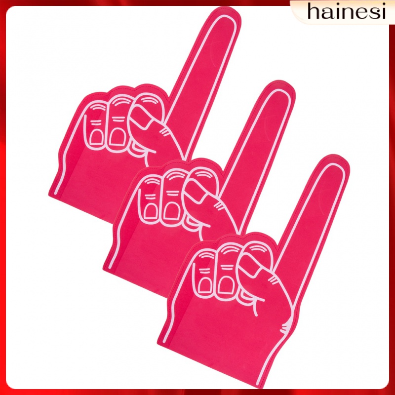 Set 3 Đệm Xốp Cao Bồi Bơm Hơi Đeo Ngón Tay Giảm Tiếng Ồn Dùng Trong Các Bữa Tiệc