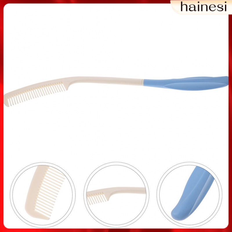 Lược Chải Tóc Mát Xa Da Đầu Bằng Nhựa Tay Cầm Cong Tiện Dụng