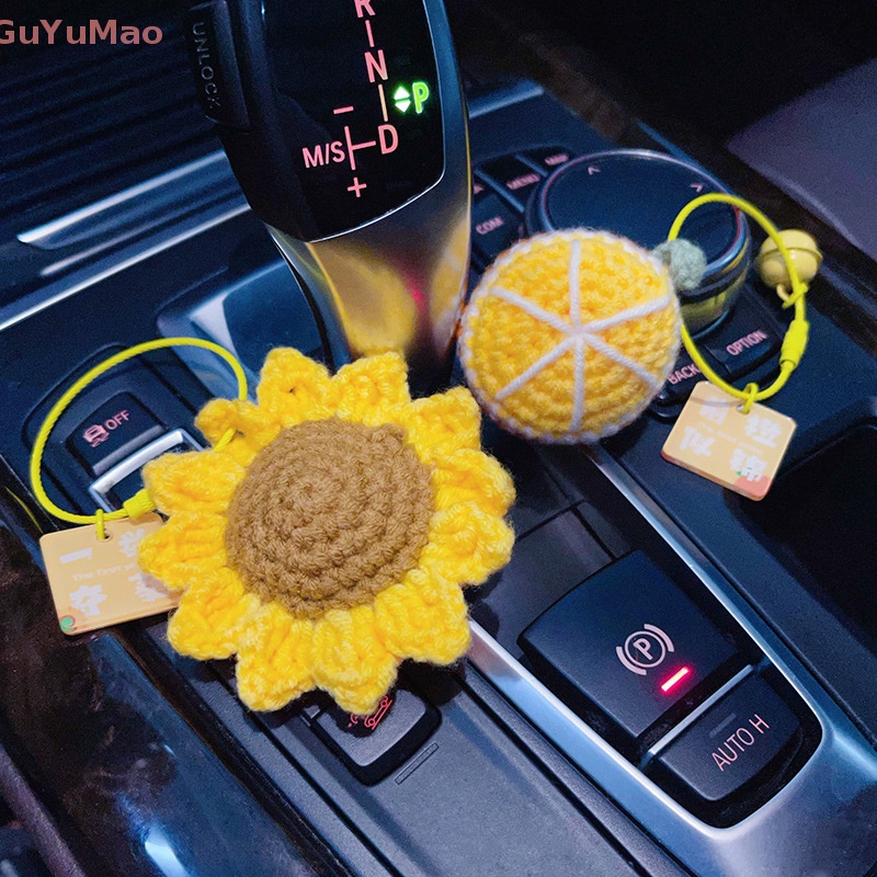 [cxGUYU] Móc Chìa Khóa Dệt Kim Hình Hoa Hướng Dương Móc Túi Xách PRTA