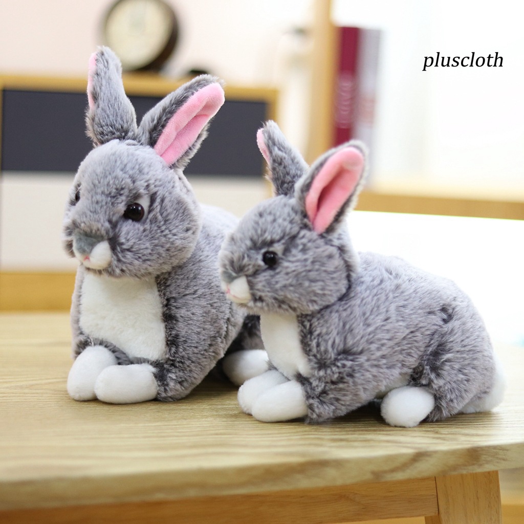 Thỏ Nhồi Bông 3D Mềm Mại Đáng Yêu 22 / 28cm