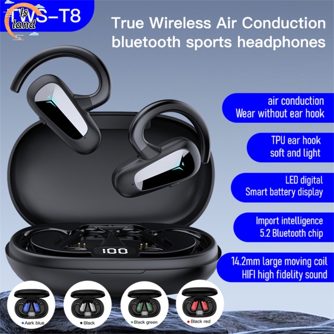 Tai Nghe Tws-t8 Bluetooth Cảm Ứng Chống Ồn Chống Thấm Nước Chất Lượng Cao