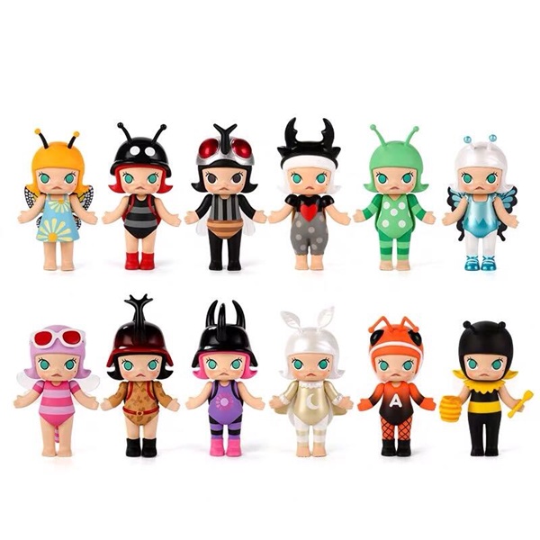 ★Hgtoys★ Búp Bê Popmart MOLLY Côn Trùng Bí Ẩn Trang Trí