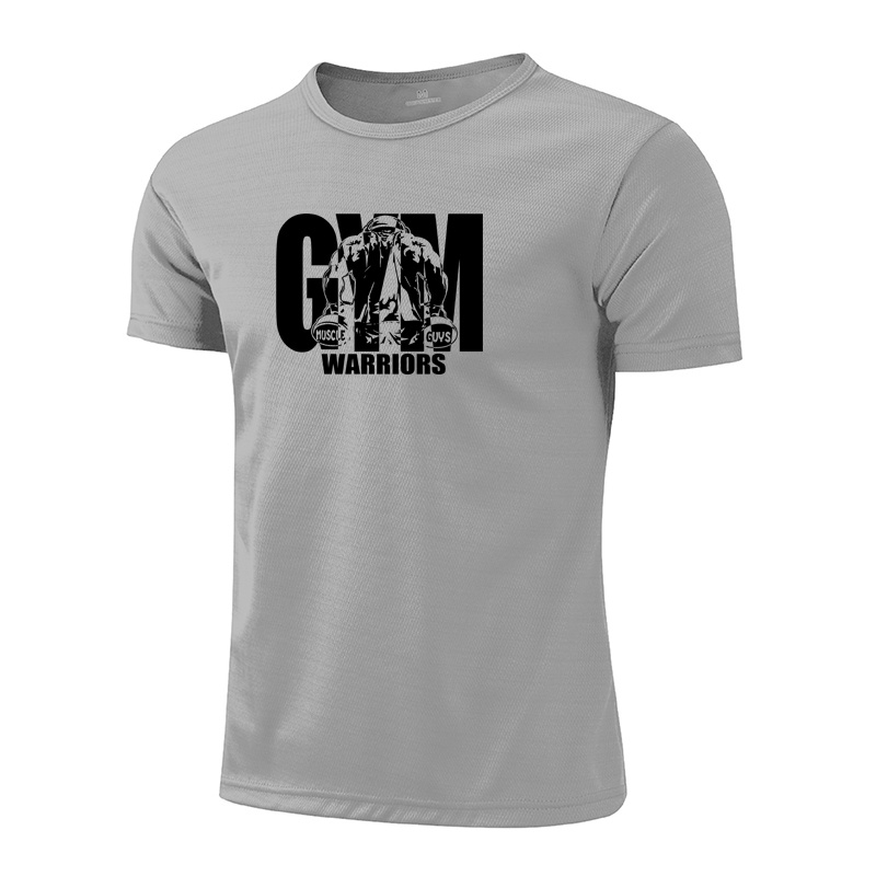 Áo Thun Thể Thao Tay Ngắn Dáng Rộng Chất Liệu Polyester Nhanh Khô Thời Trang Mùa Hè Cho Nam