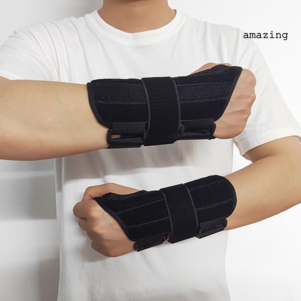 1 Đai Quấn Bảo Vệ Cổ Tay Bằng Thép Chống Bong Gân Khi Chơi Thể Thao