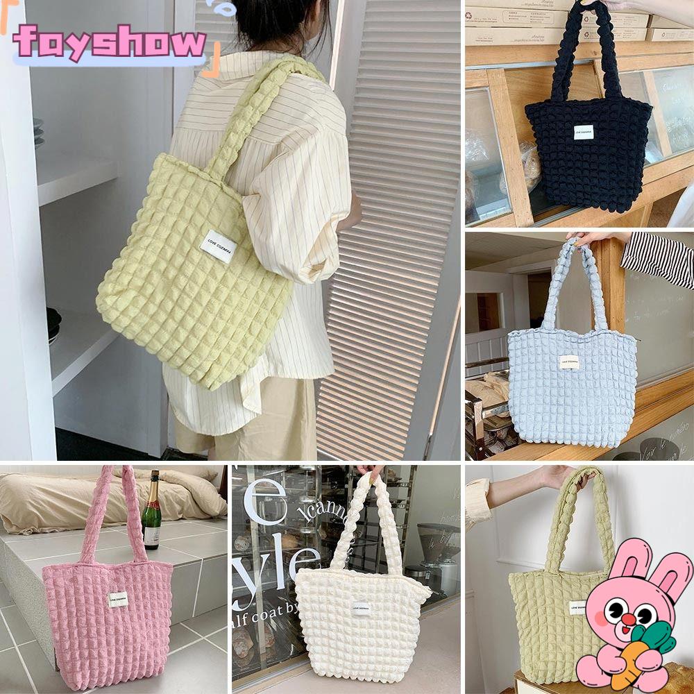 Túi Đeo Vai Mềm Mại Xếp Ly Xinh Xắn Thời Trang Cho Nữ