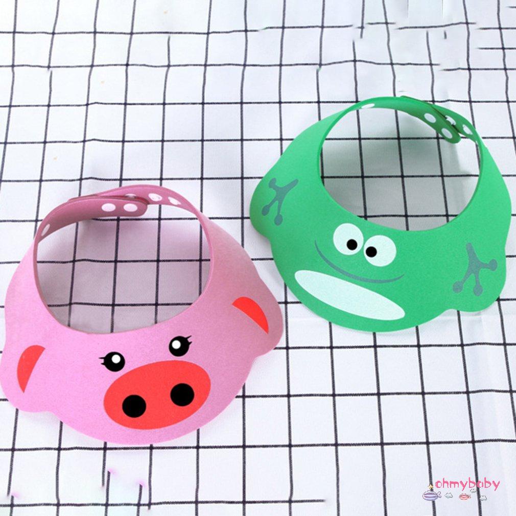 [InStock] Nón Tắm Có Thể Điều Chỉnh Cho Trẻ Sơ Sinh Tập Đi Em Dầu Gội Rửa Tóc Lá Chắn Trực Tiếp Áo Mũ Chăm Sóc [Z/2]