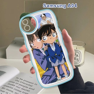 Dành Cho Samsung Galaxy A04 A14 A24 A34 A54 5G Vỏ Điện Thoại Sóng Mềm Thời Trang Sáng Tạo Conan Chống Sốc Vỏ Điện Thoại Full Cover Vỏ Bảo Vệ Camera