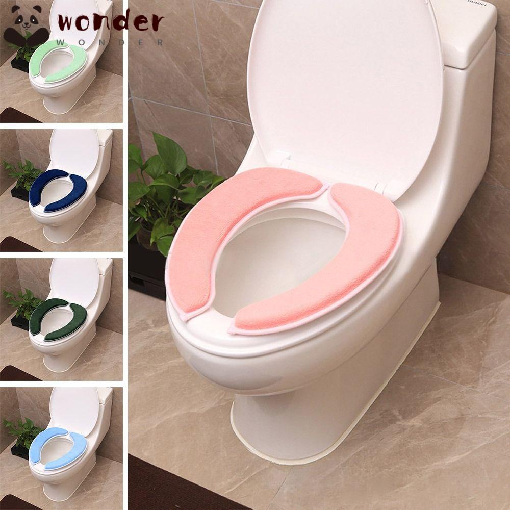 Vỏ Bọc Đệm Ngồi Toilet Bằng Vải Bông Mềm Mại