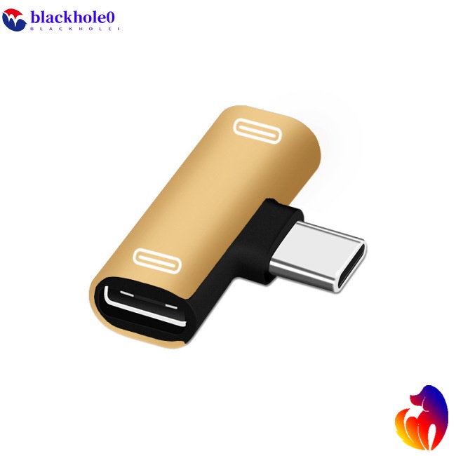 Đầu Chia Cổng Sạc USB Type C Kép Cho Xiaomi 6 6X 8 Note3 Mix 2