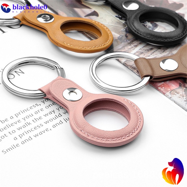 Vỏ Da Mềm Bảo Vệ Chống Thất Lạc Có Móc Khóa Dành Cho Air Tag (Hai Lỗ)