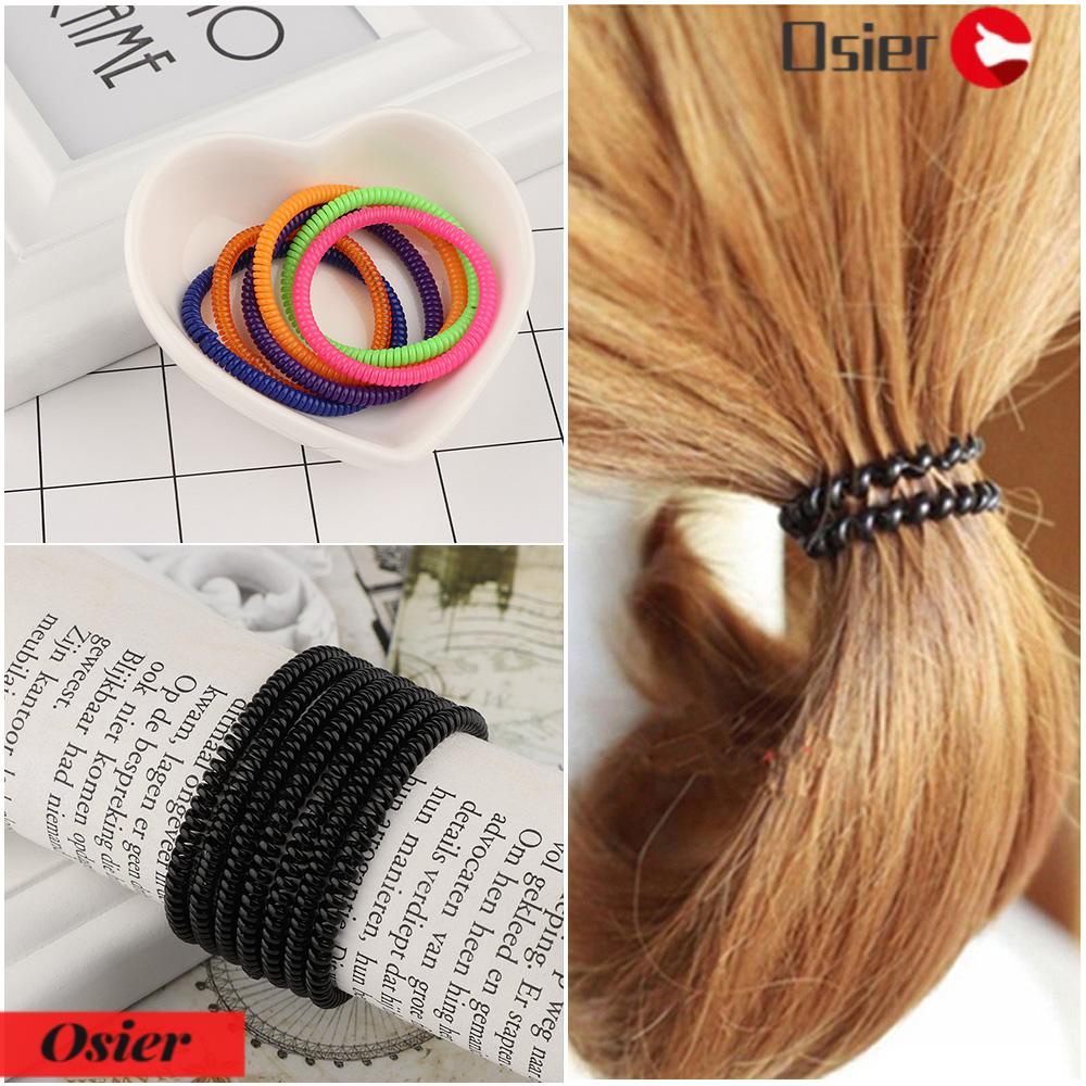 Bộ 1 20 Dây Cột Tóc Dạng Điện Thoại Siêu Mỏng Thời Trang Cho Nữ