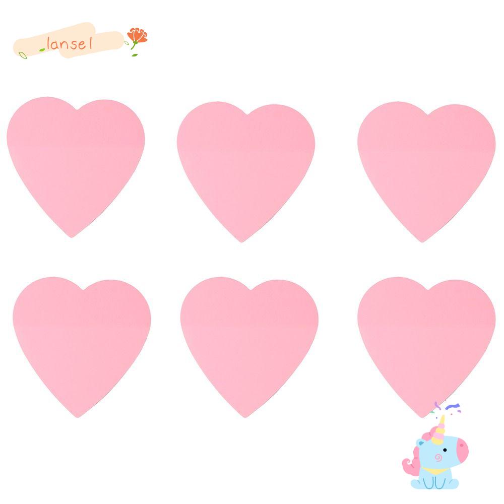 Set 300 Giấy Ghi Chú Tự Dính Chống Thấm Nước Màu Hồng Xinh Xắn Tiện Dụng