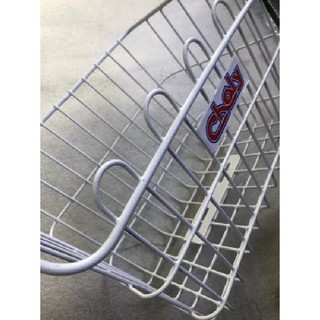 RỔ XE/ giỏ xe CHALY SỌC TRẮNG