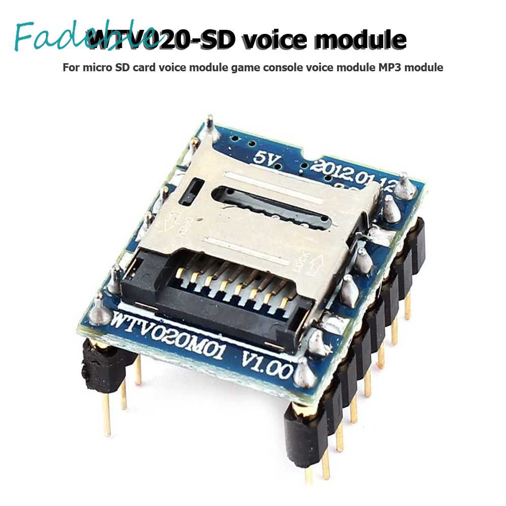 Mô Đun Âm Thanh Thẻ Nhớ SD MP3 WTV020-SD 32M-1GB