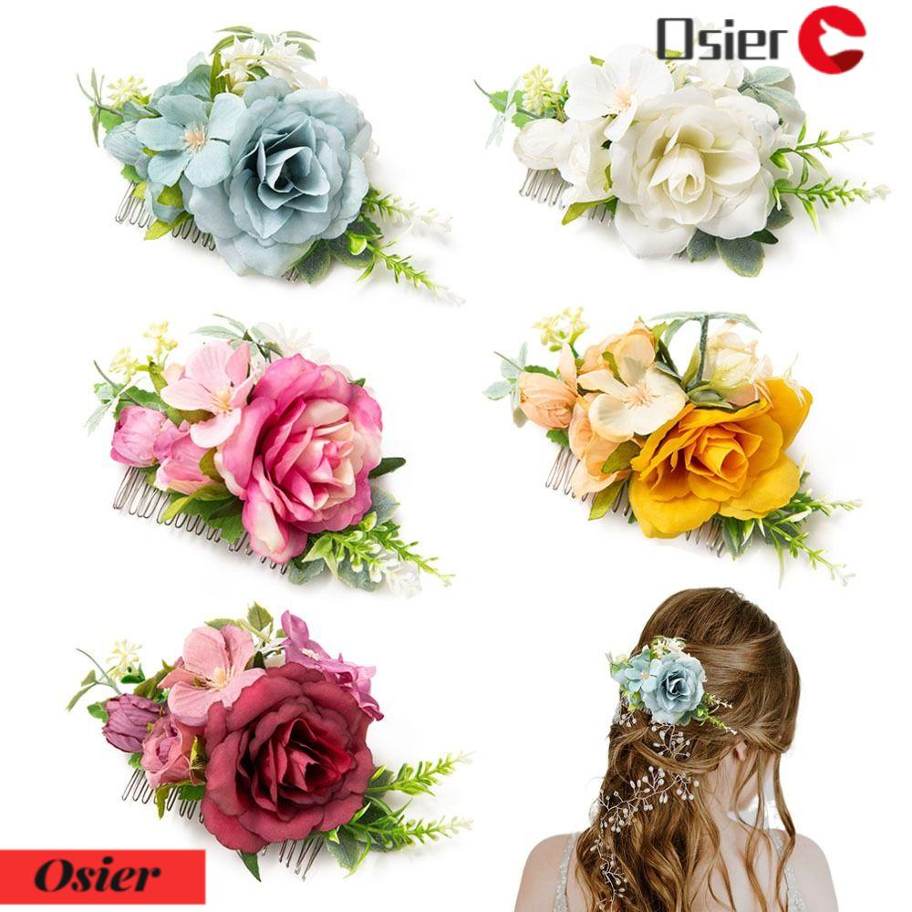 Lược Cài Tóc Hình Hoa 1 Cái Cho Cô Dâu|Đồ Trang Trí Tóc