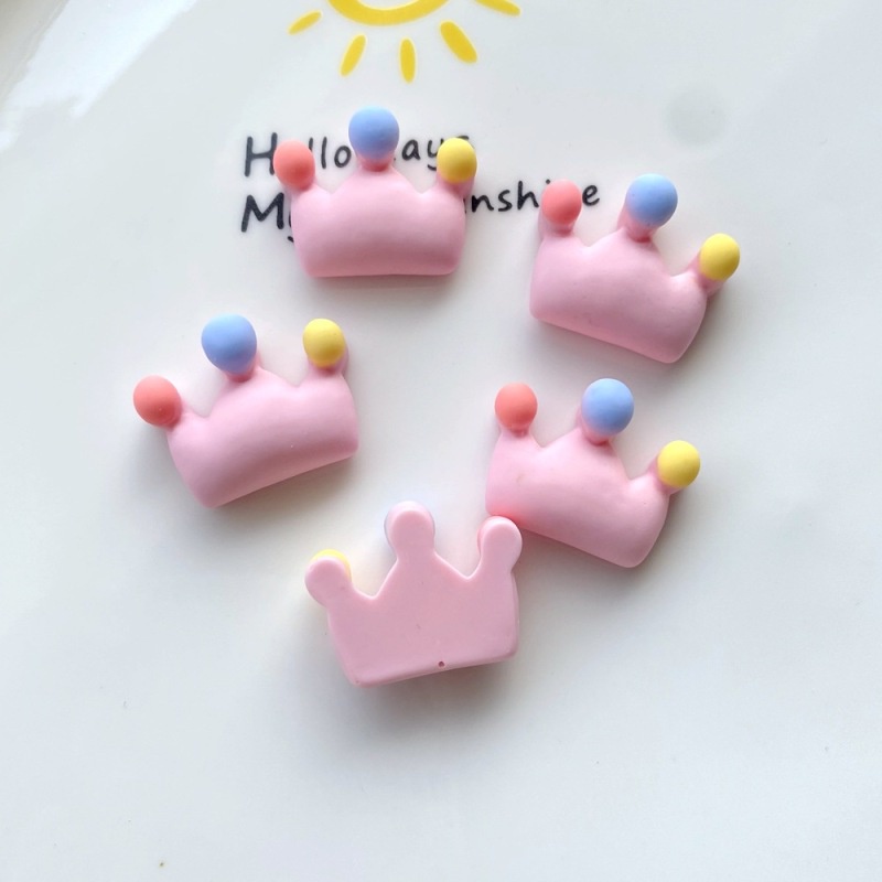 Set 10 Kẹp Tóc Nhựa Hình Trăng Sao Đám Mây Trang Trí Điện Thoại