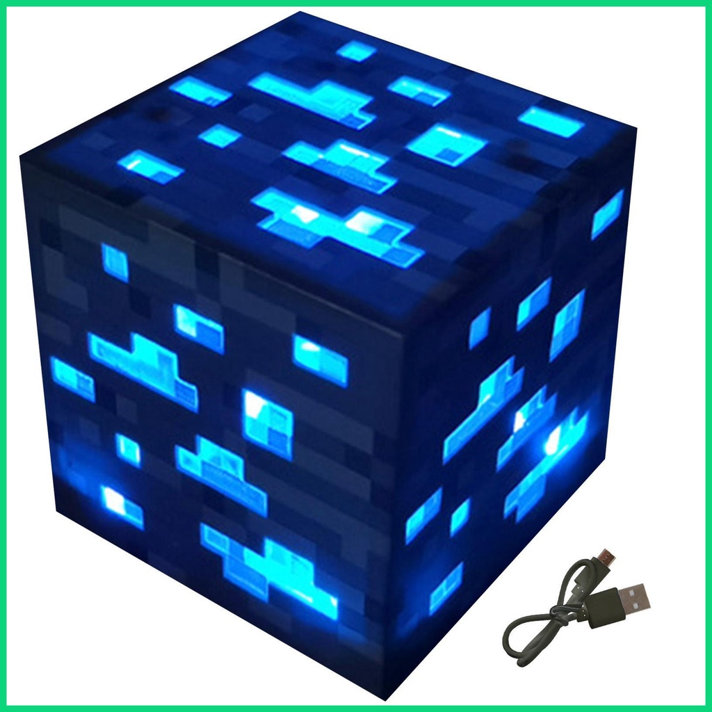 Đèn Đồ Chơi Hình Khối Lập Phương Thay Đổi Màu Sắc Dành Cho Nhà Cửa jiwvn