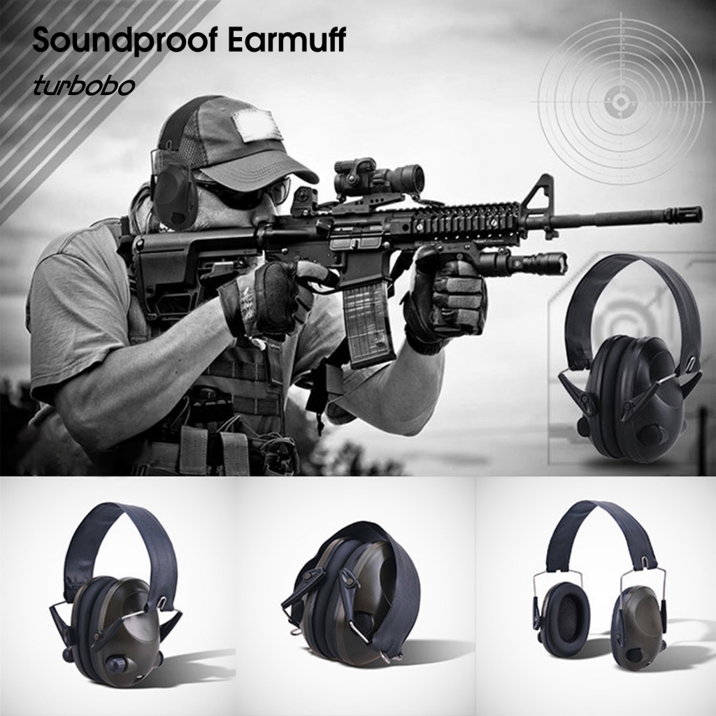 Tai Nghe Chụp Tai Cách Âm NRR 18dB Chống Ồn Có Thể Gấp Gọn Tiện Dụng