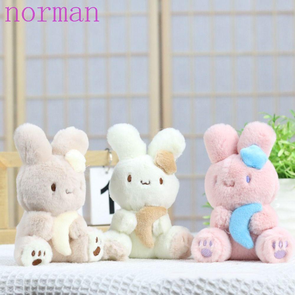 Móc Khóa Hình Thỏ Nhồi Bông Mini Dễ Thương